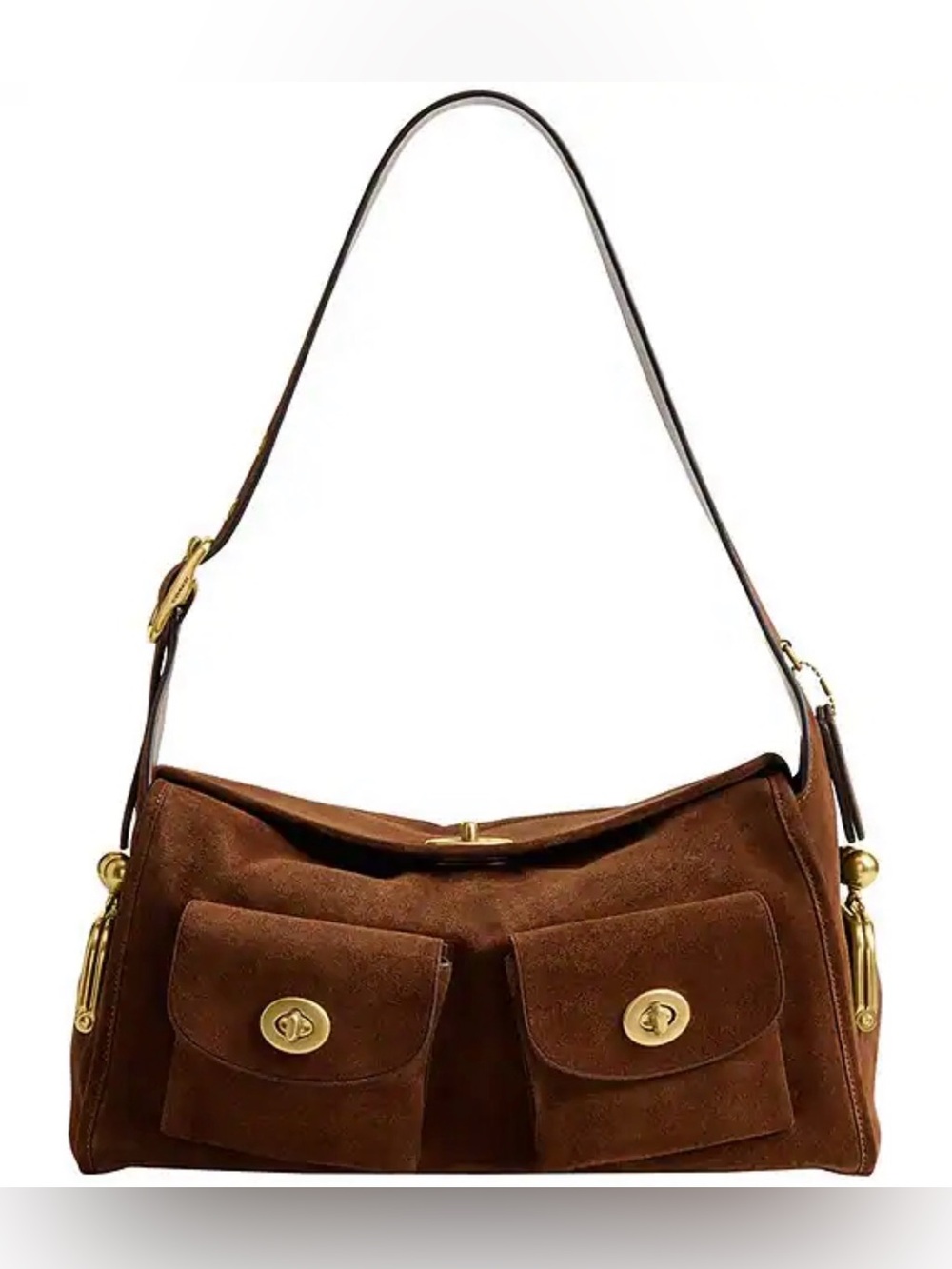 NWT!! Coach Turnlock Haversack Gold Hardware